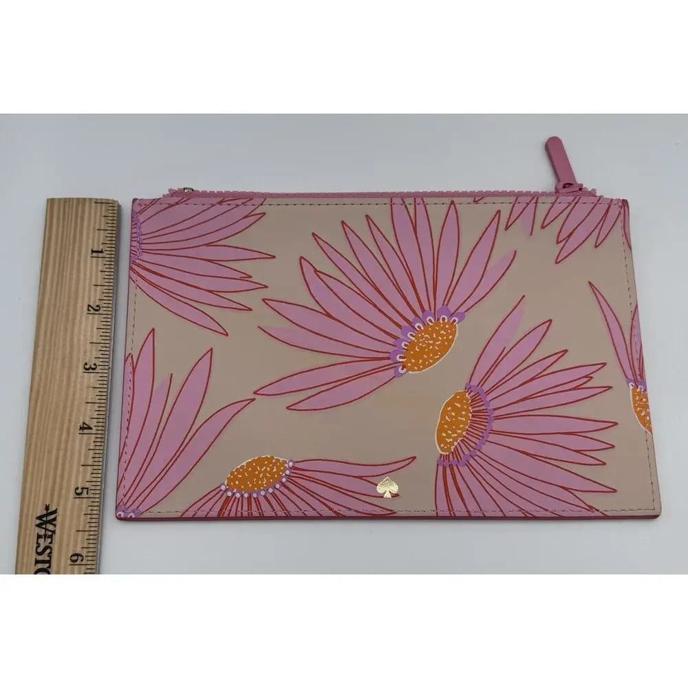 Kate Spade Falling Flowers Pencil Pouch Pink School Supplies